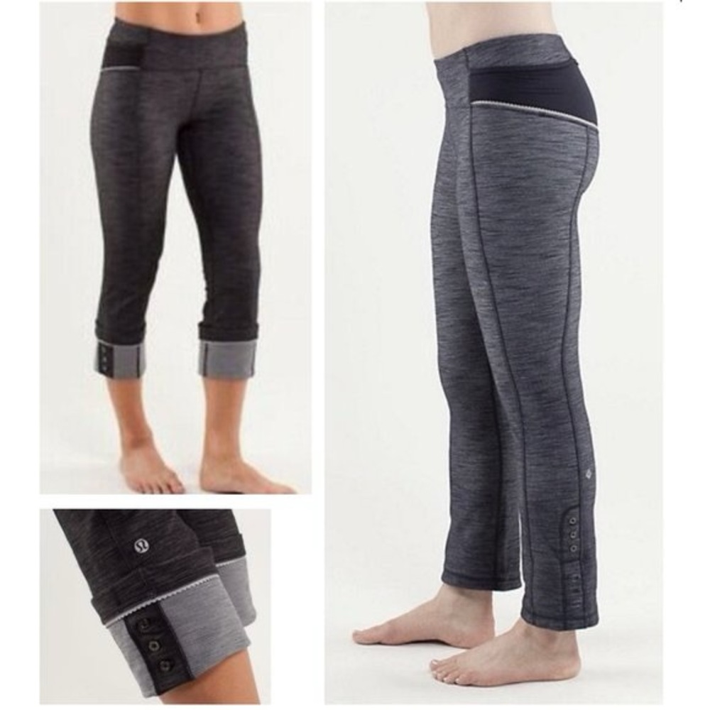 Lululemon Limited Edition Jean Ride On Capri Crop Leggings
